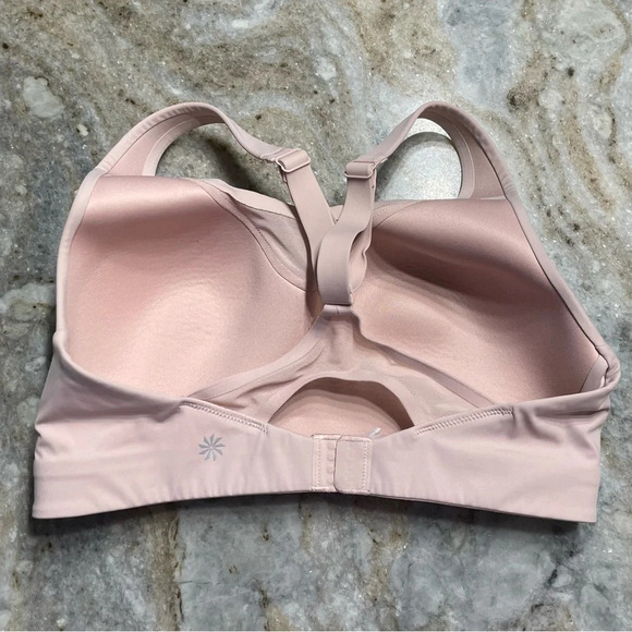Athleta Advance Sports Bra Light Pink Athletic Size 34D - Picture 7 of 8